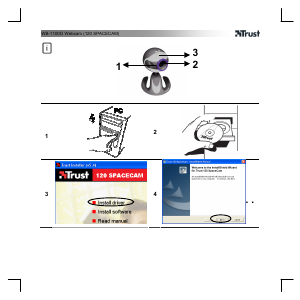 Manual Trust 13177 WB-1100G Webcam