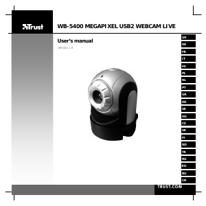 كتيب Trust 15007 WB-5400 كاميرا ويب