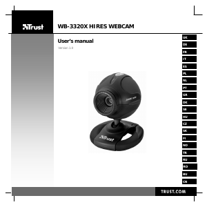 Manual Trust 15354 WB-3320X Cameră web