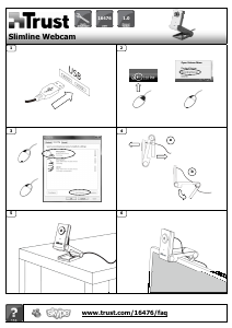 Manual Trust 16476 Slimline Webcam
