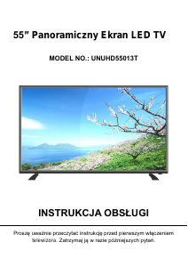 Instrukcja Opticum UNUHD55013T Telewizor LED