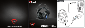 Käyttöohje Trust 22055 Dion 7.1 Kuulokemikrofoni