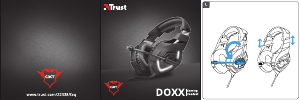 Käyttöohje Trust 22338 Doxx Kuulokemikrofoni