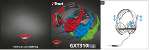 Brugsanvisning Trust 22392 GXT 310 Headset