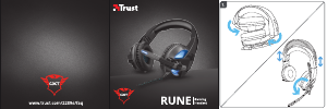 Vadovas Trust 22896 Rune Ausinės su mikrofonu