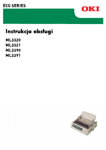 Instrukcja OKI ML3320 Drukarka