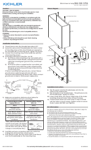Mode d’emploi Kichler 10439NCHLED Lampe