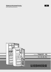 Bedienungsanleitung Liebherr CUe 2831 Kühl-gefrierkombination