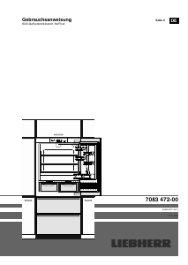 Bedienungsanleitung Liebherr ECBNe 8871 Kühl-gefrierkombination