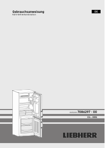 Bedienungsanleitung Liebherr KGwe 1455 Kühl-gefrierkombination