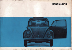 Handleiding Volkswagen Beetle VW 1500 (1968)