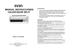 Manual Svan SVCA450SPL Aquecedor