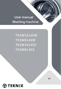 Bruksanvisning Teknix TK3W1014XS Tvättmaskin