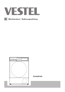 Bedienungsanleitung Vestel TD 86301 DX Trockner