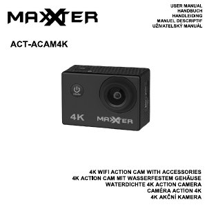 Manuál Maxxter ACT-ACAM4K Akční kamera