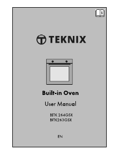 Handleiding Teknix BITK263GSX Oven