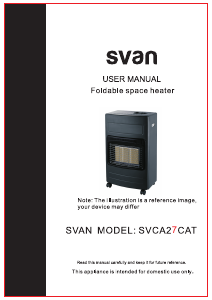 Handleiding Svan SVCA27CAT Kachel