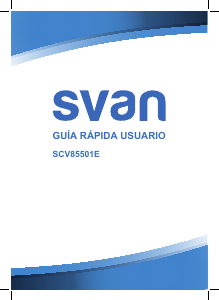 Manual de uso Svan SCV85501E Congelador