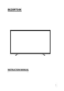 Handleiding Cello 8620RTS4K LED televisie