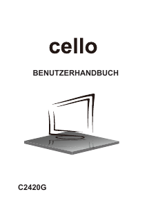 Bedienungsanleitung Cello C2420G LED fernseher