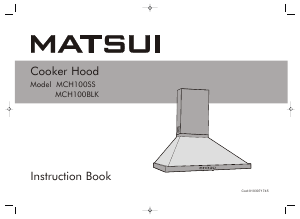 Manual Matsui MCH100BLK Cooker Hood