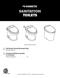 Mode d’emploi Dometic 4410 Toilette