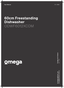 Manual Omega ODWF6012XCOM Dishwasher