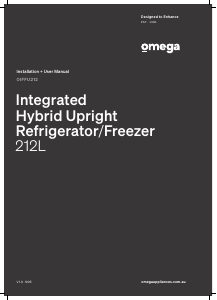 Bruksanvisning Omega OIFFU212 Frys