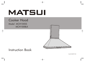 Manual Matsui MCH100SS Cooker Hood