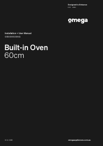 Manual Omega OBOS6029AG Oven