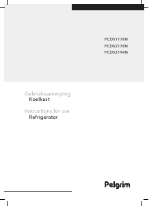 Bruksanvisning Pelgrim PCD52194N Kyl-frys