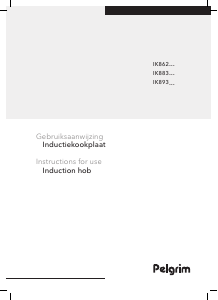 Handleiding Pelgrim IK883 Kookplaat