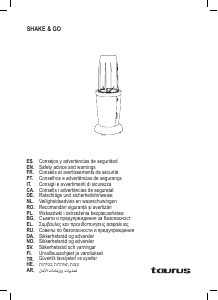 Manual Taurus Shake & Go Liquidificadora