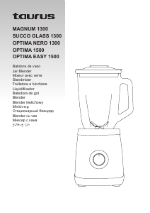 Instrukcja Taurus Optima Easy 1500 Blender