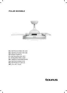 Manual de uso Taurus Polar Invisible Ventilador de techo