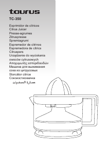 Mode d’emploi Taurus TC 350 Presse-agrumes