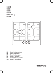 Manual Taurus GI3HB Hob