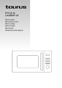 Manual de uso Taurus Laurent 25 Microondas