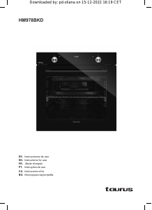 Manual Taurus HM978BKD Forno