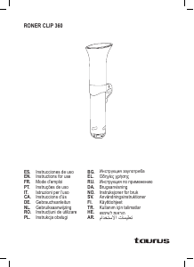 Brugsanvisning Taurus Roner Clip 360 Sous-vide cirkulator