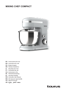 Manual de uso Taurus Mixing Chef Compact Batidora de pie