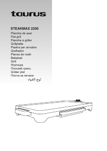 Manual Taurus SteakMax 2200 Grătar de masă