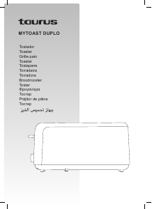 Manual Taurus MyToast Duplo Torradeira