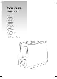 Manual Taurus MyToast II Torradeira