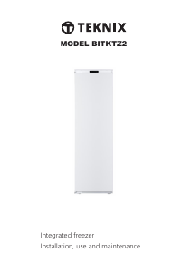 Handleiding Teknix BITKTZ2 Koelkast