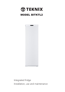 Handleiding Teknix BITKTL2 Koelkast