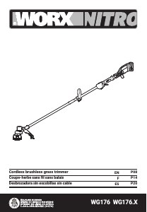 Bruksanvisning Worx WG176 Grästrimmer