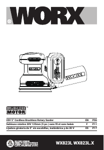 Mode d’emploi Worx WX823L Ponceuse excentrique
