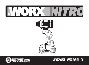 Handleiding Worx WX265L Schroefmachine