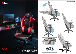 Használati útmutató Trust 21872 Resto Irodai szék